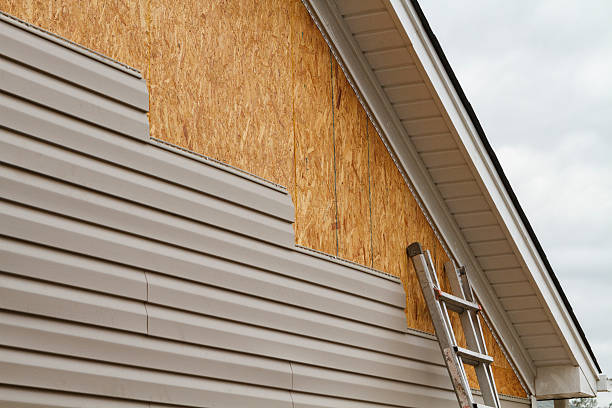 Professional Siding Contractor technician working in Painter, VA
